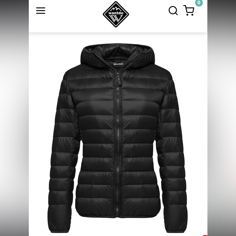 “Wantdo” Women's Packable Down
Jacket Ultra Lightweight Puffer
Coat